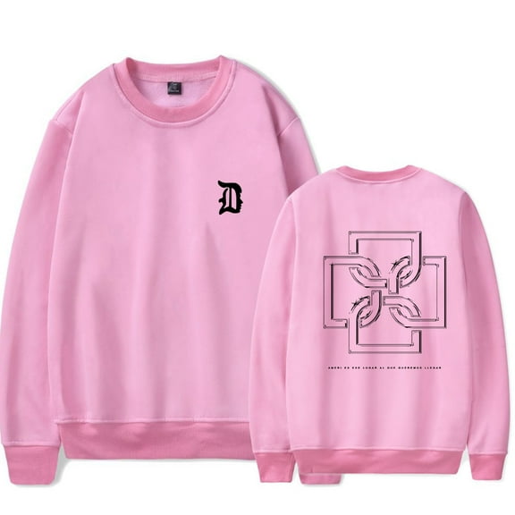 Duki Remera 4d Negra Merch Long Sleeve Crewneck Sweatshirt For Men/Women Unsiex Fashion Streetwear