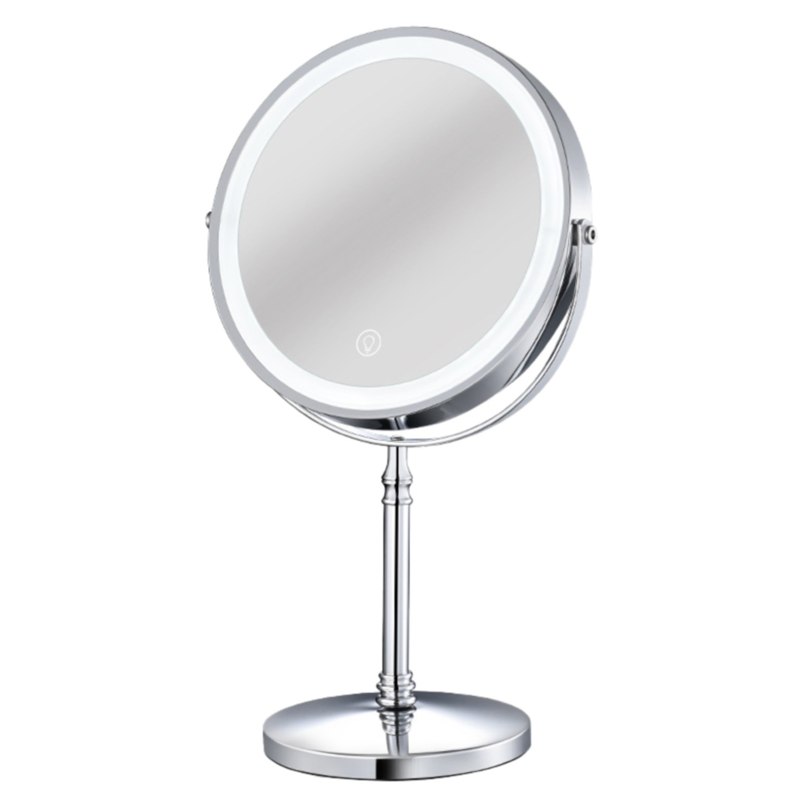 Duklien Clearance Make Up Mirror Lighted Makeup 8" Rechargeable Double