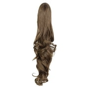 Duklien Hair Extensions & Accessories Wig Female Ponytail Hairpiece Long Straight Hair Extension Piece Ponytail Hairpiece Female (H)