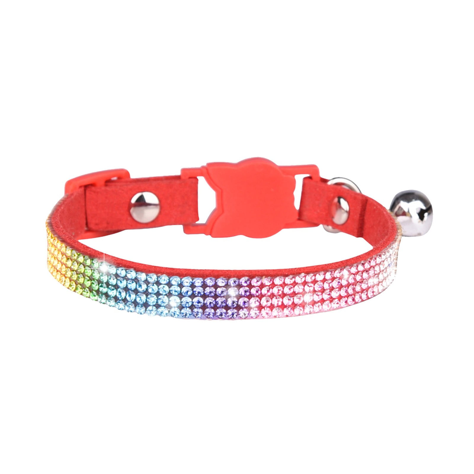 Duklien Pet Collars 2 Adjustable Sizes Personalized Color Rhinestone ...