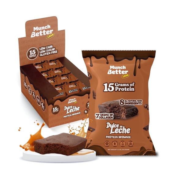 Dulce De Leche - Lean - Munch Better Protein Brownies