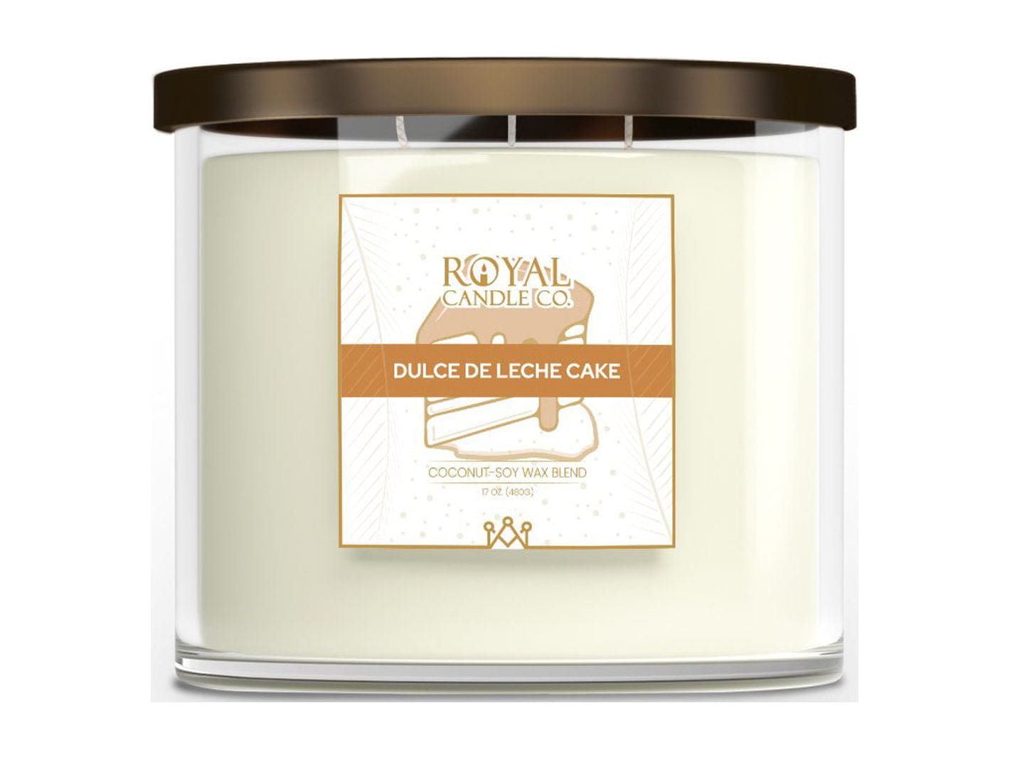 Dulce De Leche Three Wick 17 Oz. Soy Candle