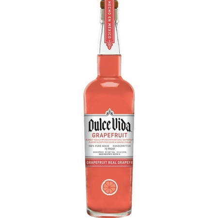 Dulce Vida Grapefruit Flavored Tequila, 750 ml Bottle, 35.0% ABV