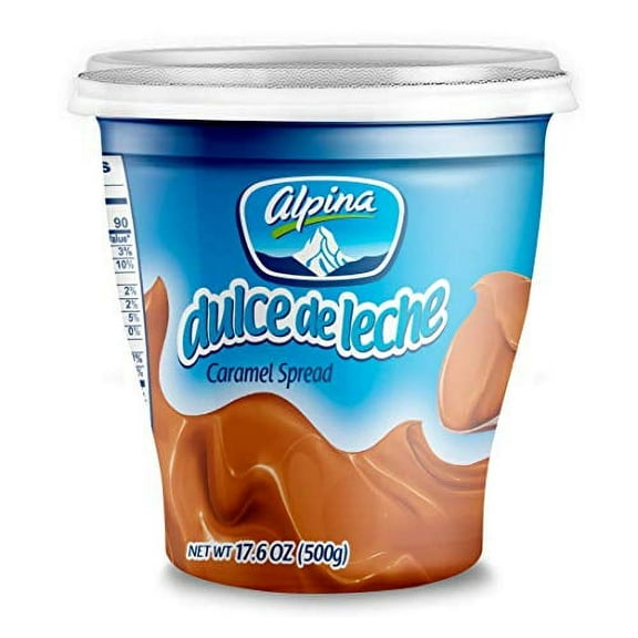 Dulce de Leche Alpina | Arequipe | Indulgent Caramel Sauce, 2 Pack 17.6oz each