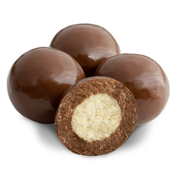 Dulcefina, Milk Chocolate Triple Dipped Malt Balls (2 Lbs)