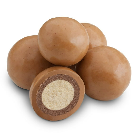 Dulcefina, Peanut Butter Milk Chocolate Malt Balls (2 Lbs)