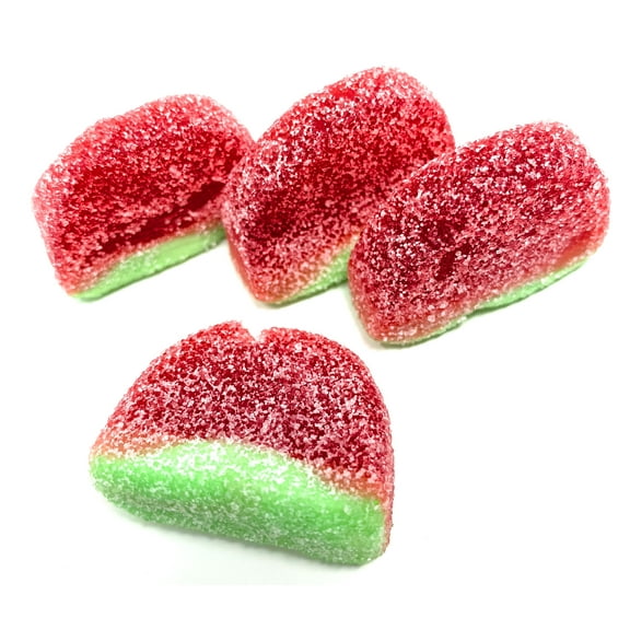 Dulcefina, Watermelon Slices Gummy (Sugared) (3 Lbs)