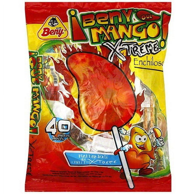 Dulces Beny X-Treme Enchilosos Candy, 24 oz (Pack of 20)