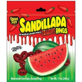Dulces Mara Sandillada Chamoy Gummy Rings 11oz