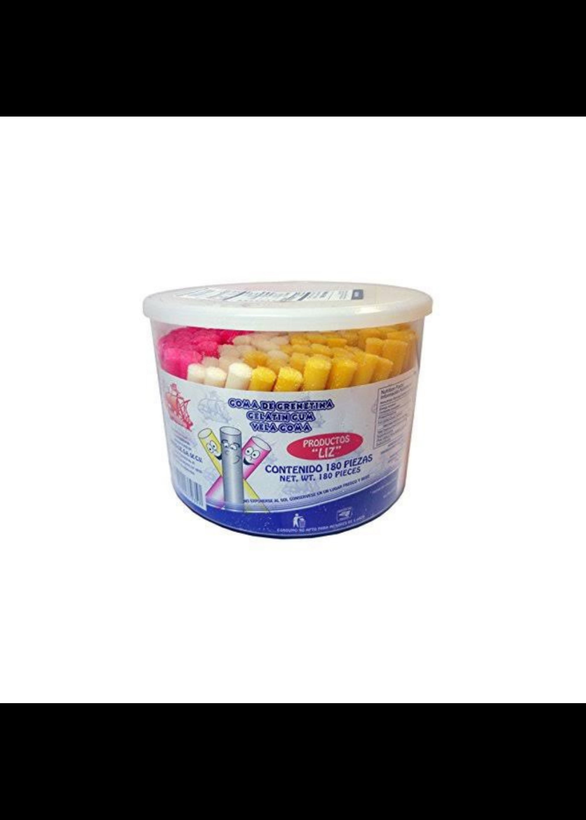 Dulces Mayito's Gummy Candy Cane Velita de Goma Leche