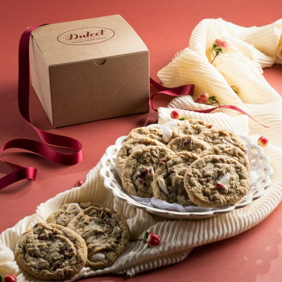 Dulcet Gift Baskets 12 Fresh Baked White Chocolate Cranberry Cookies