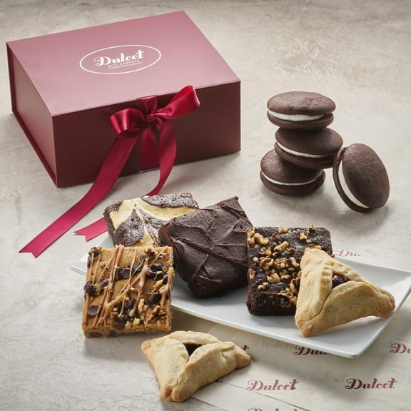 Dulcet Gift Baskets Classic Cookie & Fudge Brownie-Fresh Baked Delectable Treats