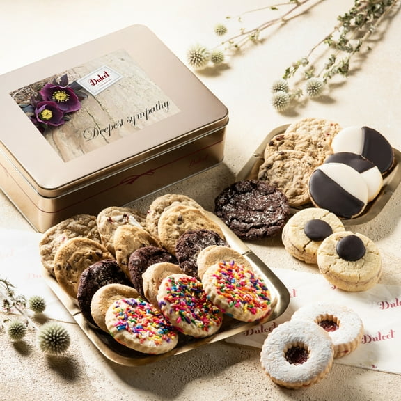 Dulcet Gift Baskets Delightful Cookie Gift Box Assortment with Traditional Sprinkle Cookies