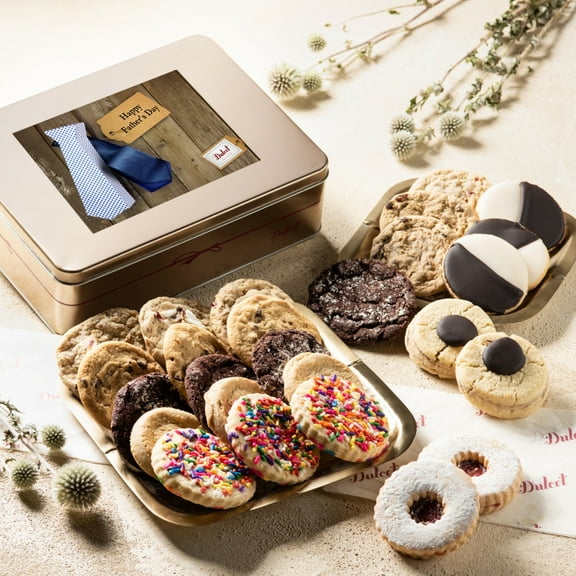 Dulcet Gift Baskets Delightful Cookie Gift Box Assortment with Traditional - Sprinkle Cookies