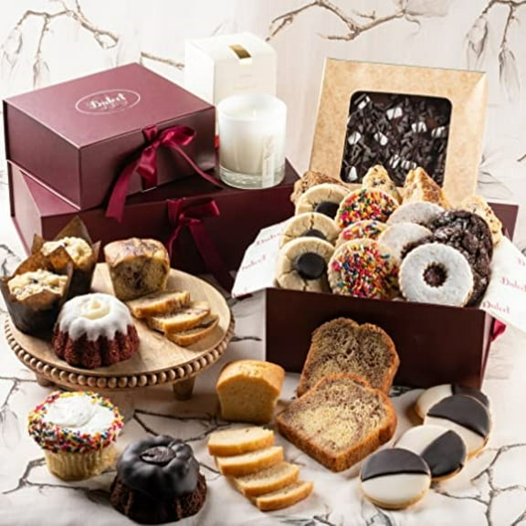 Dulcet Gift Baskets Deluxe 3-Tier Tower - Delightful Baked Delicacies & Treats