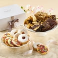 thumbnail image 1 of Dulcet Gift Baskets Elegant Sprinkle Cookie-Chocolate Brownie Gourmet Bakery Gift Basket, 1 of 7
