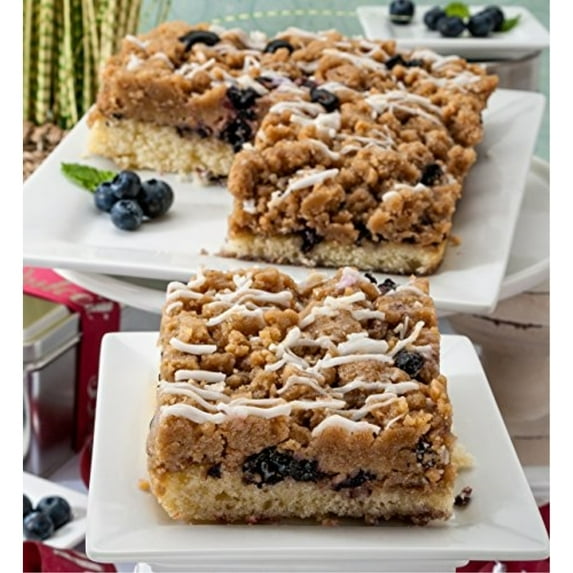 Dulcet Gift Baskets Favorite Dessert Blueberry Filled Crumb Cake Gift Box