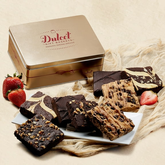 Dulcet Gift Baskets Gourmet Food Gift Basket Delicious Brownies