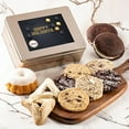thumbnail image 1 of Dulcet Gift Baskets Happy Holiday Tasteful Treats Tin Gift Basket, 1 of 7