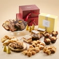thumbnail image 1 of Dulcet Gift Baskets Herbal Tea and Biscuit Tower Sampler - Scones, Crumb Cake, Muffins, 1 of 9