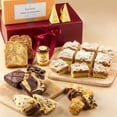 thumbnail image 1 of Dulcet Gift Baskets Hostess Fresh Baked Pastry & Tea Party Gift Set, Crumb Cake & Rugelach, 1 of 7