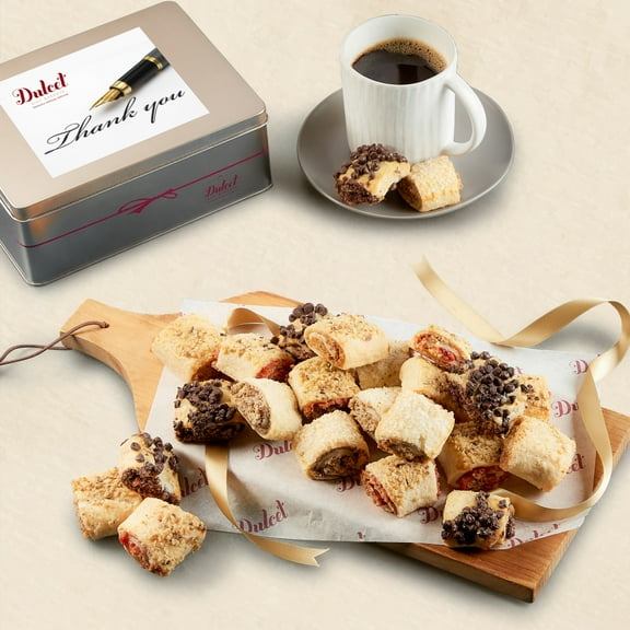 Dulcet Gift Baskets, Thank You Fresh Baked Bakery Rugelach Gift Tin Assortment