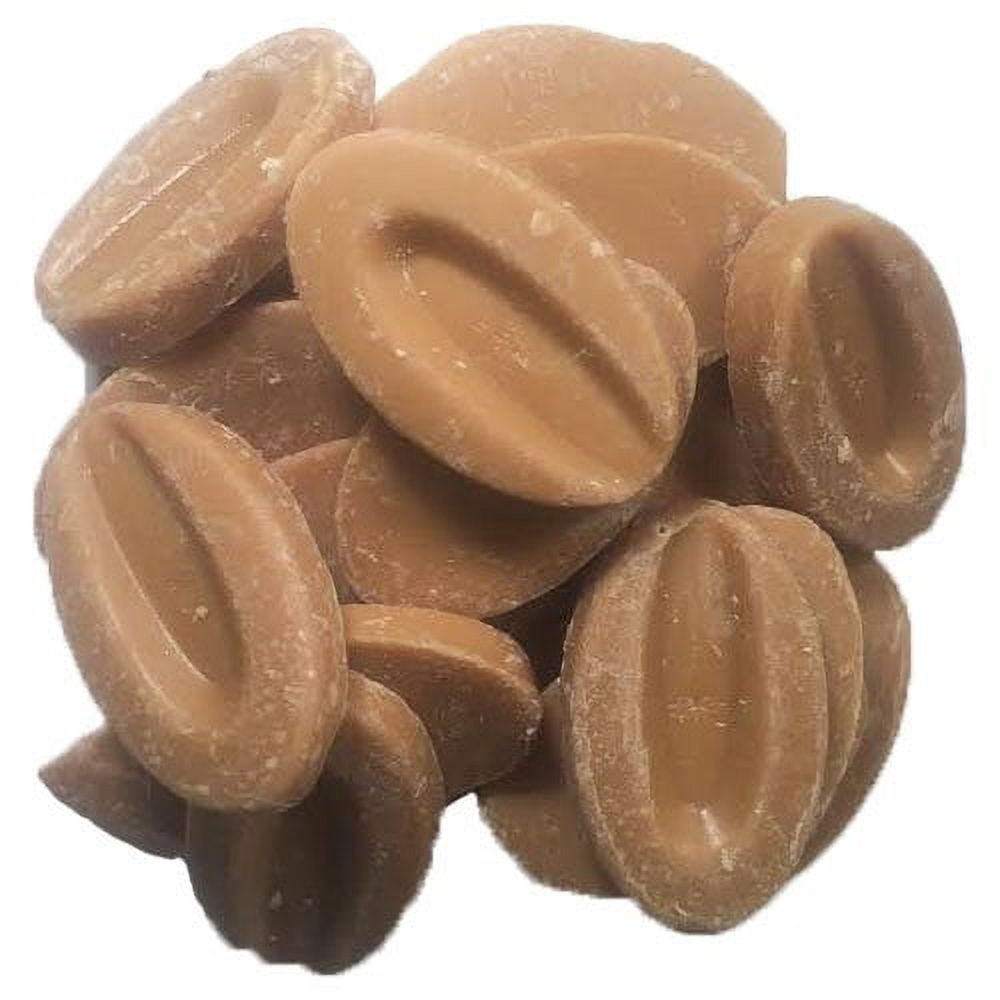 Valrhona Dulcey Blond Chocolate Feves - 1/2 Pound Bag Of Caramelized White Chocolate | Buttery, Toasty Baking Chocolate For Ganache, Mousse, Glazes