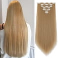 thumbnail image 1 of Dulchany 7PCS Clip in Hair Extensions Hair Silky Straight Clip on Hair Extensions, 1 of 6