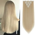 thumbnail image 1 of Dulchany 7PCS Clip in Hair Extensions Hair Silky Straight Clip on Hair Extensions, 1 of 7