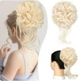thumbnail image 1 of Dulchany Messy Bun Hair Piece Tousled Updo Hair Buns Extension Elastic Hair Band Hair Pieces Curly Hair Bun Scrunchie For Women, 1 of 7