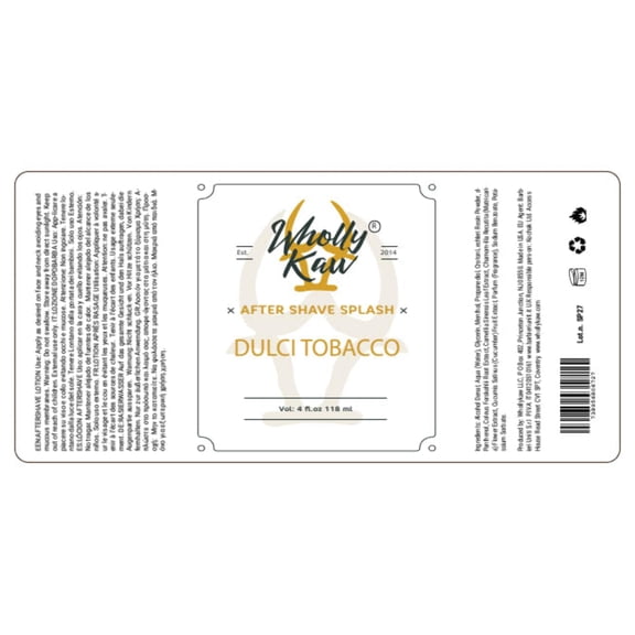 Dulci Tobacco After Shave Splash