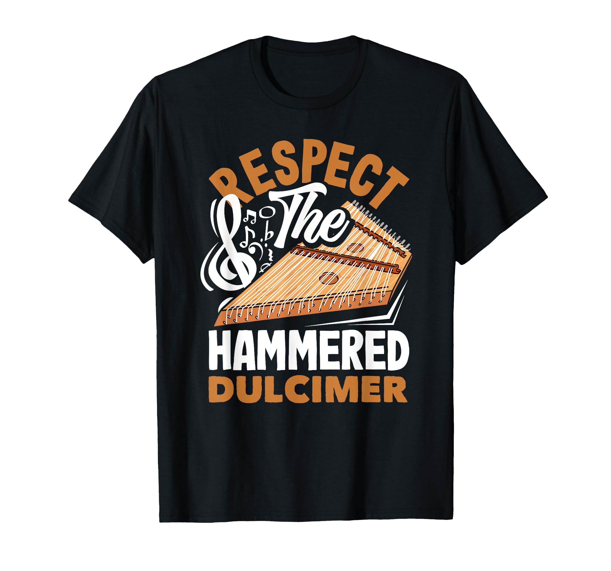 Dulcimer Appalachian Dulcimer Respect The Hammered Dulcimer TShirt