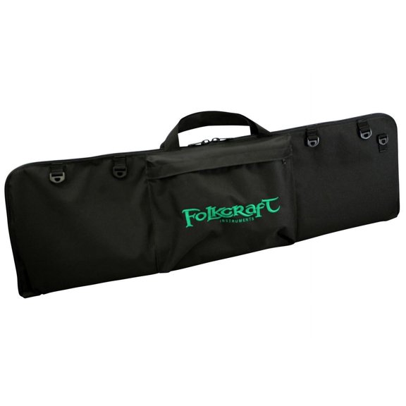 Dulcimer Carrying Case, Embroidered With "Folkcraft Instruments" Logo