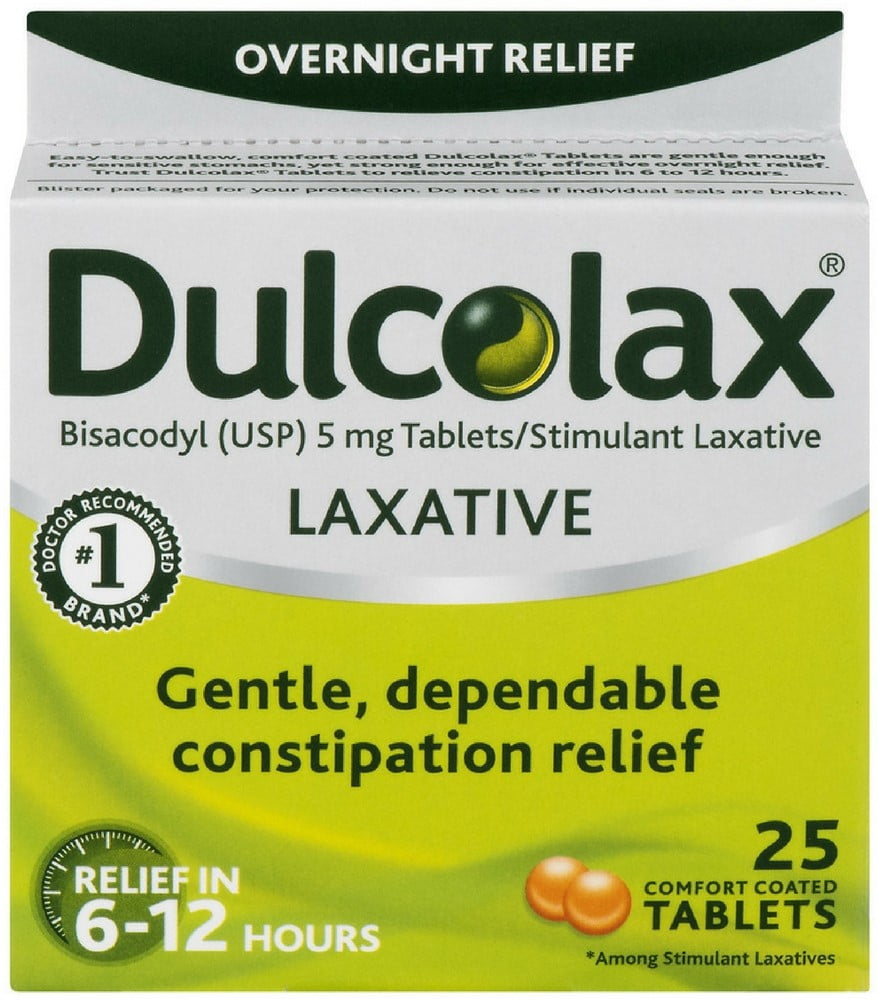 Dulcolax Laxative 25 Tablets (Pack of 2)