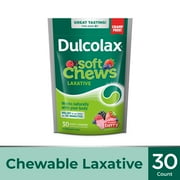 Dulcolax Saline Laxative Soft Chews, Mixed Berry Flavor, 30 Ct.