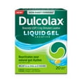 thumbnail image 1 of Dulcolax Stimulant Laxative Liquid Gels, Predictable & Effective Constipation Relief, Relieves Constipation Related Symptoms, Bisacodyl 5 mg, No Added Parabens, Gluten-Free & Sugar-Free, 20-Count, 1 of 12