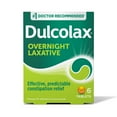 thumbnail image 1 of Dulcolax Stimulant Laxative Tablets, Predictable & Effective Constipation Relief, Relieves Straining & Bloating, Bisacodyl 5 mg, 6 Count, 1 of 17