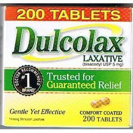 Dulcolax Stimulant Tablets 1 Pack 200 Count