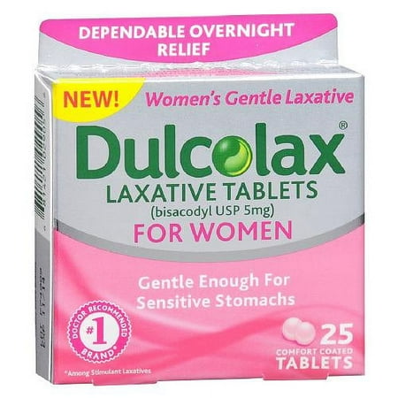 Dulcolax Pink Laxative Comfort Coated Tablets - 25 Ea
