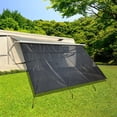 thumbnail image 1 of Dulepax RV Awning Sun Shade Screen with Zipper 8'X 10'3'' Generation RV Awning Screen Complete Kits for Motorhome Camper Travel Trailer Canopy Black, 1 of 7