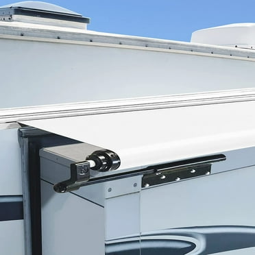 Dulepax RV Slide Out Awning Fabric Replacement 46" x 140" Universal Slide-Topper Replacement for 5th Wheel RVs, Travel Trailers and Motorhomes, White