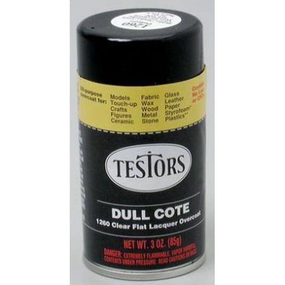 Dullcote Dull Cote Spray Testors Enamel Plastic Model Paint