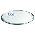 thumbnail image 1 of Dulles Glass Tempered Glass Table Top, 60" Round, 1/4" Thick, Clear, Bevel Edge, 1 of 7