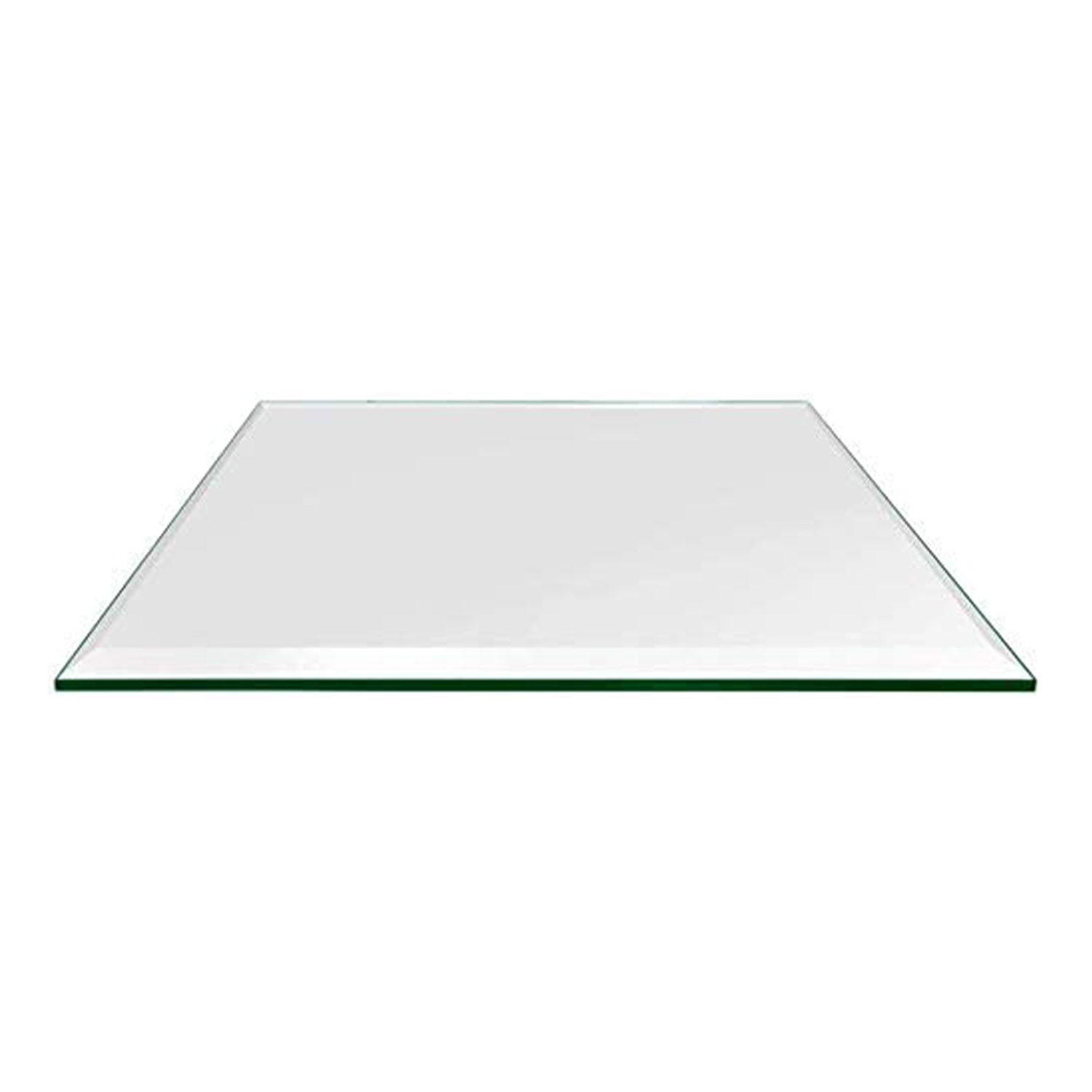 Dulles Glass 16 x 16 Inch Indoor Outdoor Square Tempered Glass Table