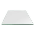 thumbnail image 1 of Dulles Glass 24" Square Table Top 1/4" Thick, Flat Polished Tempered Glass for Indoor Dining or Outdoor Patio, 12 Pounds, 1 of 10