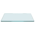 thumbnail image 1 of Dulles Glass 6" x 18" Rectangle Floating Glass Shelf - Shelf Only - Tempered - 1/4" Thick - Flat Polished, 1 of 7