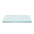 thumbnail image 2 of 18 X 30 Inch Rectangle Glass Table Top – Great For Nightstands 2 of 12