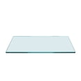 thumbnail image 1 of Dulles Glass 8" x 30" Rectangle Floating Glass Shelf - Shelf Only - Tempered - 3/8" Thick - Flat Polished, 1 of 11
