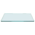 thumbnail image 1 of Dulles Glass 8" x 36" Rectangle Floating Glass Shelf - Shelf Only - Tempered - 3/8" Thick - Flat Polished, 1 of 7