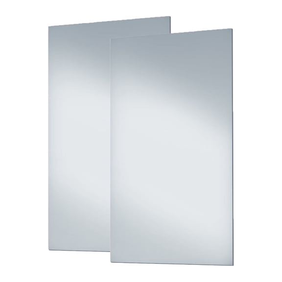 Dulles Glass 48" x 60" Rectangle Gym Mirror Pack, Low Iron Mirasafe, 4-Layer Glass, 2Pcs